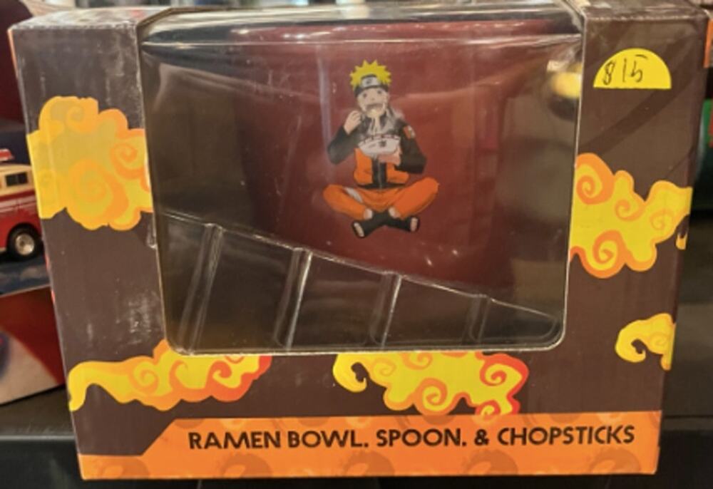Naruto Shippuden CultureFly Ramen Bowl & Chopsticks Set No Spoon w/ Box